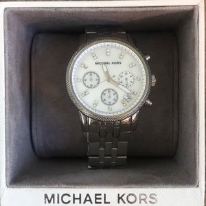 Michael Kors Ritz Silver Watch